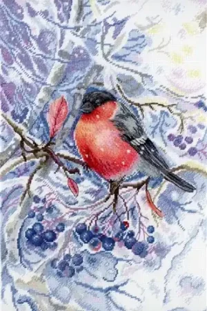 In Demand In the Snowing Forest SNV-665 Counted Cross Stitch Kit