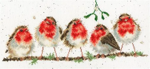 Rockin' Robins XHD69 Counted Cross Stitch Kit Professional Grade