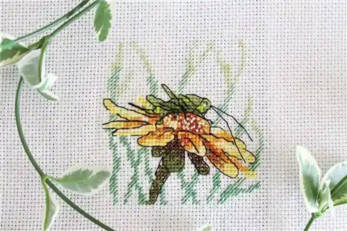 Grasshopper on Coneflower SM-622 Counted Cross Stitch Kit Reduced Price