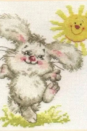 Hassle-Free Returns The Sunniest Day! 0-90 Counted Cross-Stitch Kit