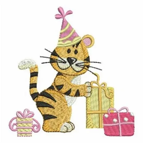 Gifts Birthday Tiger Embroidery Design Must Have