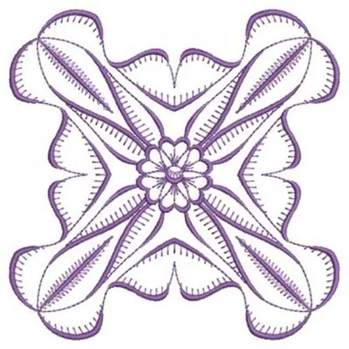 Floral Quilt Embroidery Design Popular