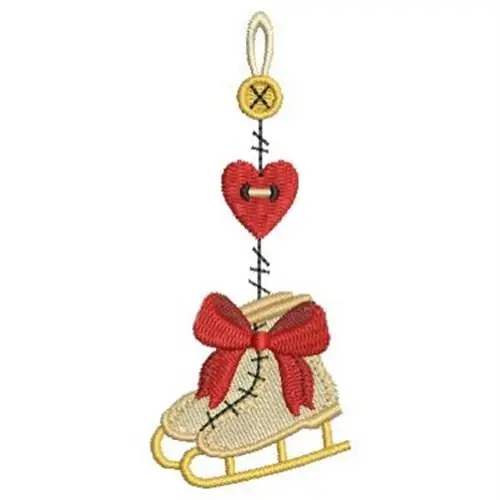 Factory Price Christmas Hanger Embroidery Design