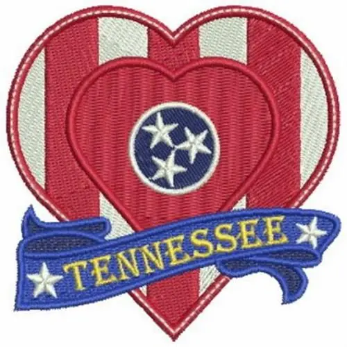 Patriotic Tennessee Embroidery Design Price Drop