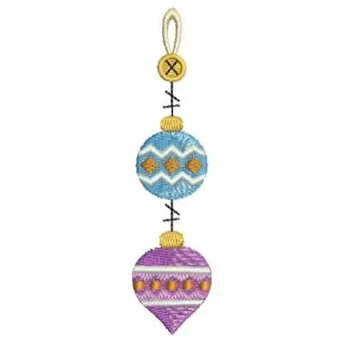 Next Day Delivery Christmas Hanger Embroidery Design