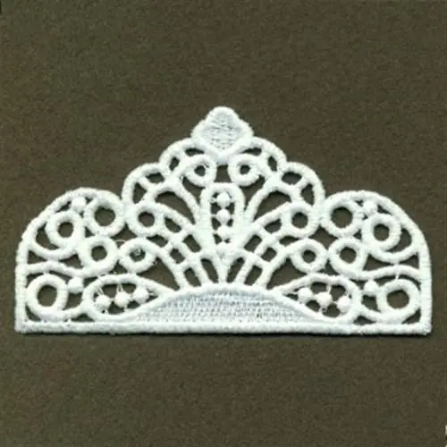 FSL Filigree Tiara Embroidery Design Luxury