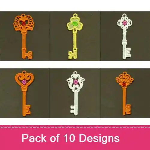 FSL Key Embroidery design pack by Wind Bell Embroidery, Embroidery Packs on EmbroideryDesigns.com Affordable