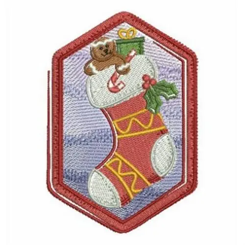 One Day Deal Christmas Painting Stocking Embroidery Design