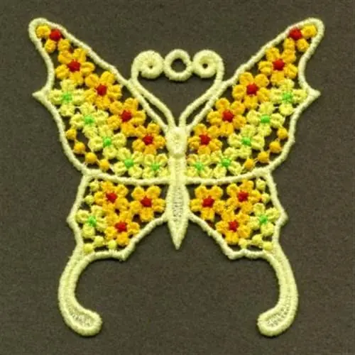 Free Delivery FSL Butterfly Embroidery Design