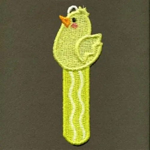 FSL Chick Bookmark Embroidery Design Low Price