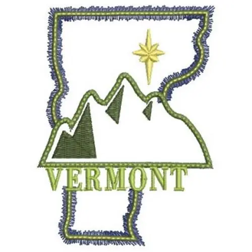 Express Delivery Neon Vermont Embroidery Design