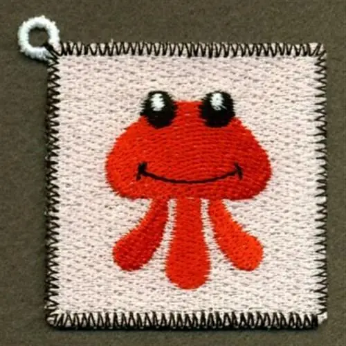 FSL Cute Octopus Embroidery Design Warranty Included