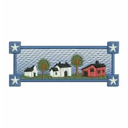 Americana Homes Embroidery Design Next Day Delivery