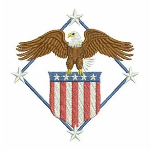 Sale Americana Eagle Banner Embroidery Design
