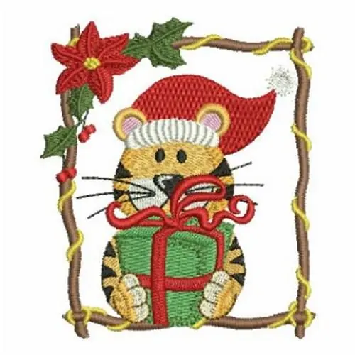 Present Little Tiger Embroidery Design Don’t Miss Out