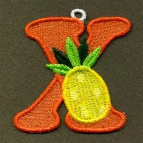 Fan Favorite Fruits and Vegetables X Embroidery Design