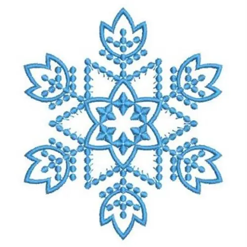 Snowflake Quilt Embroidery Design Warranty Included