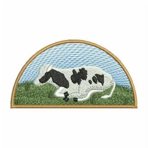 Fan Favorite Farm Cow Embroidery Design
