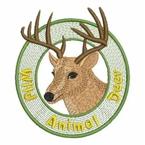 Super Sale Wild Deer Embroidery Design