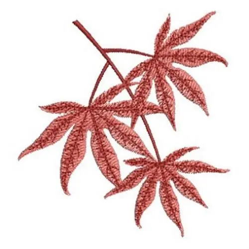 Fast Shipping Watercolor Leaves Embroidery Design