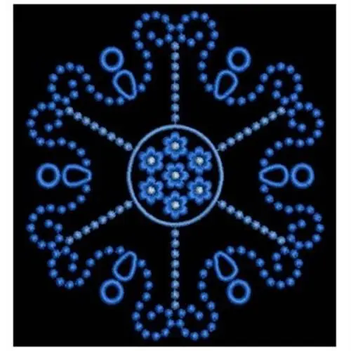 Candlewicking Quilt Embroidery Design Luxury