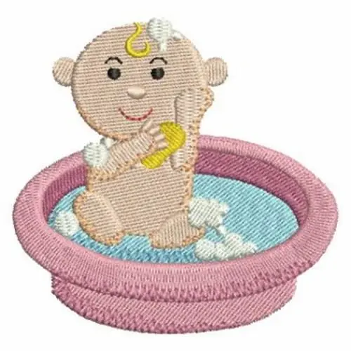 Bath Tub Embroidery Design Get Yours