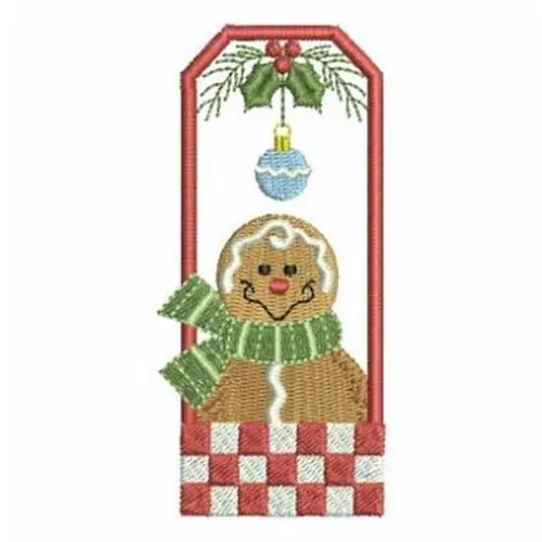 Price Drop Gingerbread Man Embroidery Design