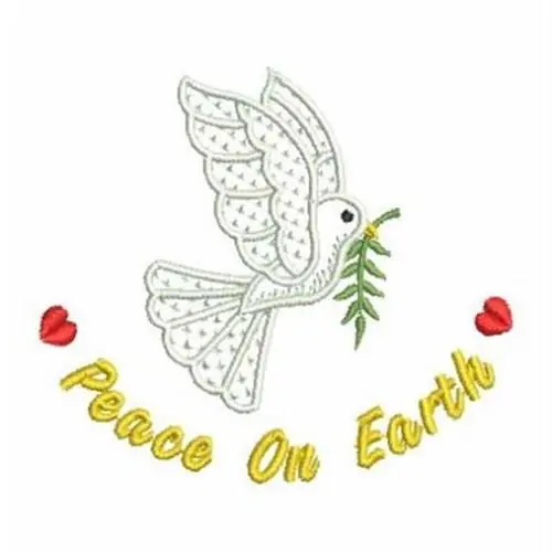 Shop Now Dove Peace Embroidery Design