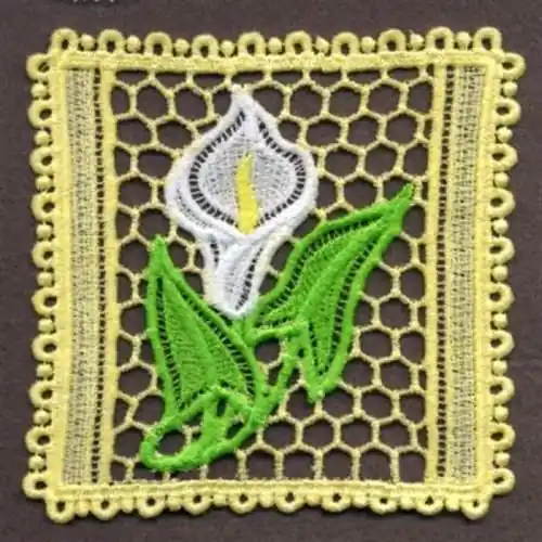 Shop Now FSL Calla Lily Square Embroidery Design