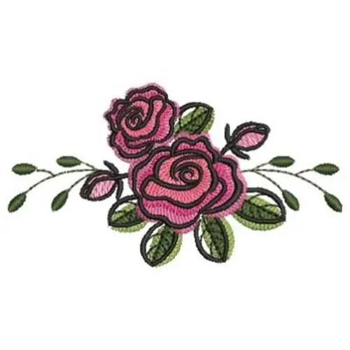 Watercolor Roses Embroidery Design Grab Now