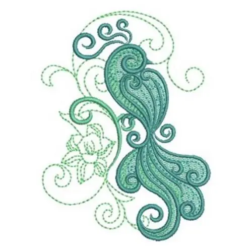 Bird Flower Embroidery Design Hassle-Free Returns