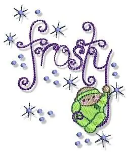 BubbaBoo In Winter Embroidery Design Best Choice