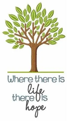 There Is Hope Embroidery Design Buy Today