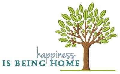 Happiness Embroidery Design Same Day Shipping