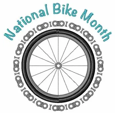 Last Chance National Bike Month Embroidery Design