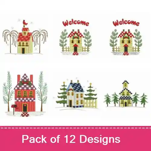 Luxury Welcome Home Embroidery design pack by Ace Points, Embroidery Packs on EmbroideryDesigns.com