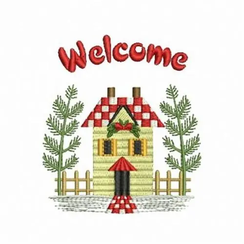 Welcome Home Embroidery Design Last Chance