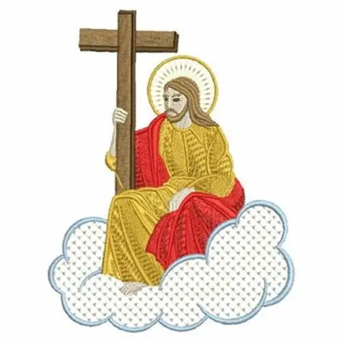 Jesus Embroidery Design Warranty Included