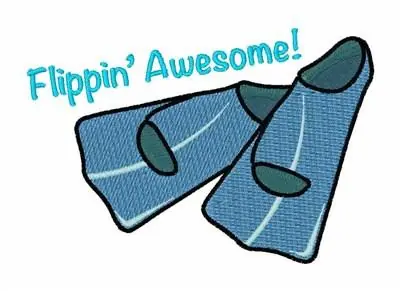Best Seller Flippin Awesome Embroidery Design