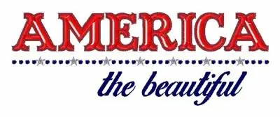 Price Cut America The Beautiful Embroidery Design
