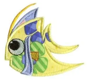 Fish Sea Squirts Applique Embroidery Design Weekend Sale