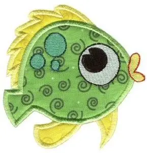 Fish Sea Squirts Applique Embroidery Design Must Have