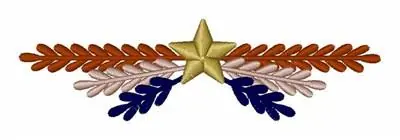 American Star Embroidery Design Fan Favorite