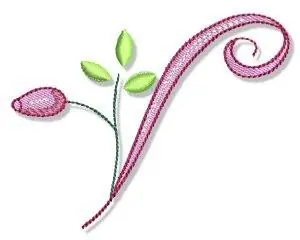 Super Sale Swirly Spring Embroidery Design