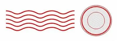 One Day Deal Postal Stamp Embroidery Design