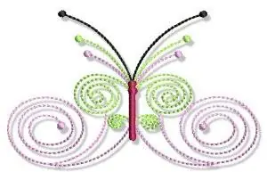 Order Now Swirly Butterfly Embroidery Design