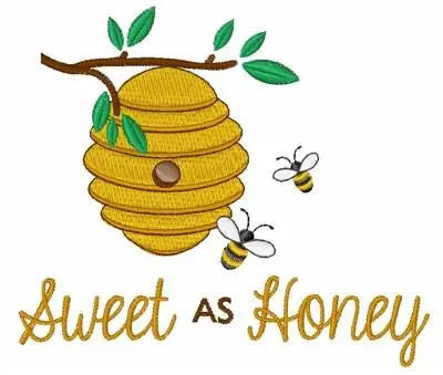 Sweet As Honey Embroidery Design One Day Deal