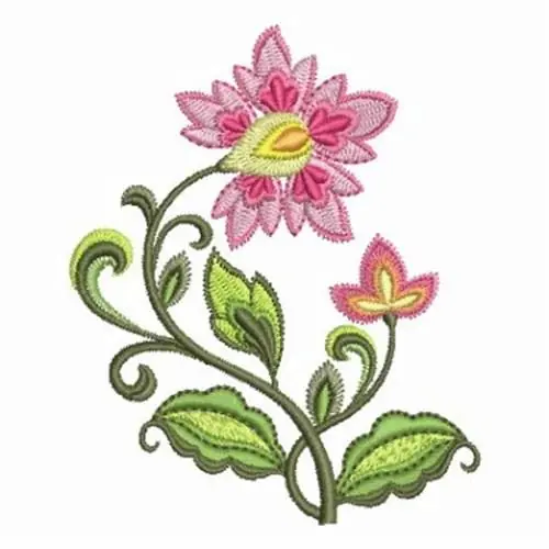 Fancy Floral Embroidery Design Buy Online