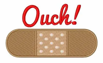 Band Aid Ouch Embroidery Design Super Sale
