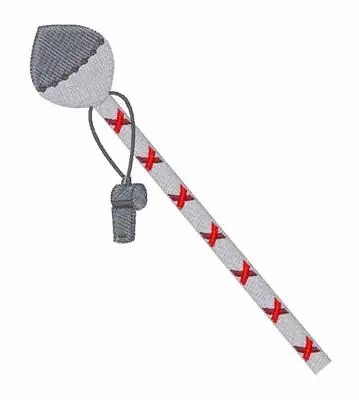 Don’t Miss Out Drum Major Baton Embroidery Design